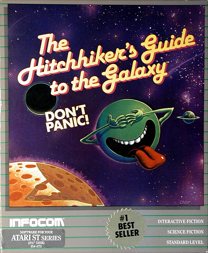 Hitchhiker's Guide to the Galaxy Photo: HHGG computer game funny package  images